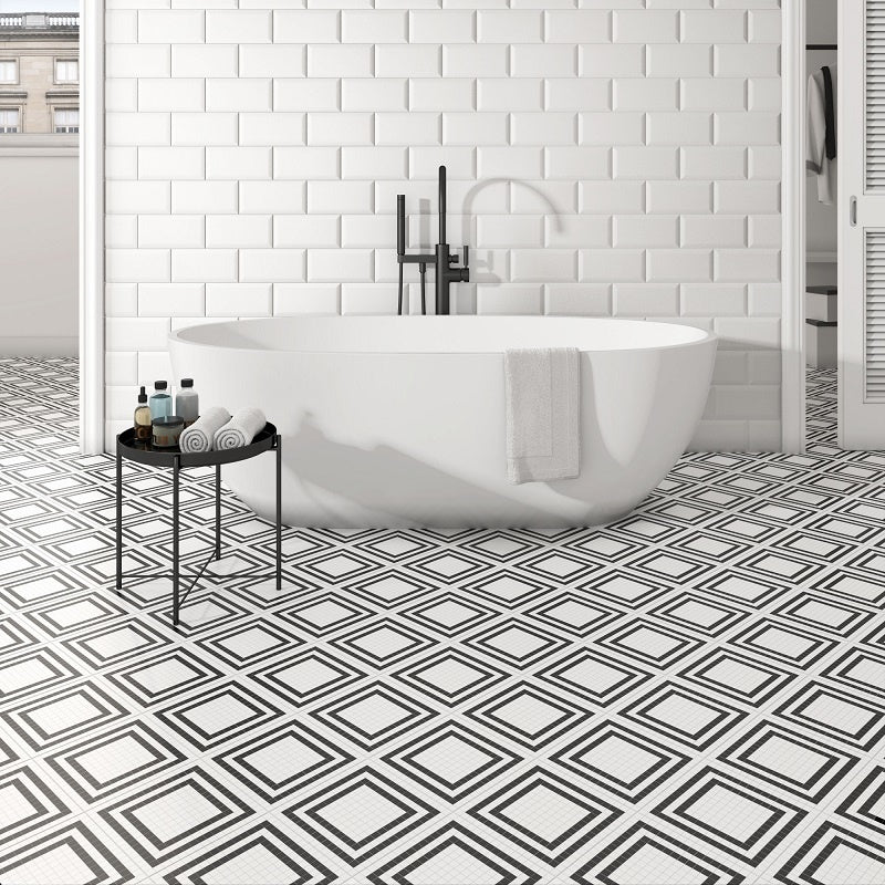 Dune Grid Floor Tile 200x200mm - Luxury Tiles UK