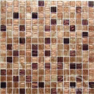 Sandstone Square Glass Mosaic Tile - Luxury Tiles UK