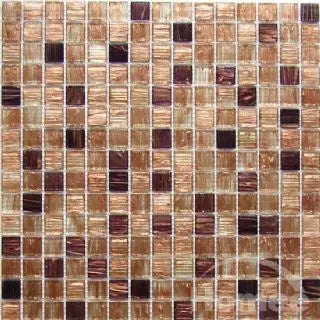 Sandstone Square Glass Mosaic Tile - Luxury Tiles UK