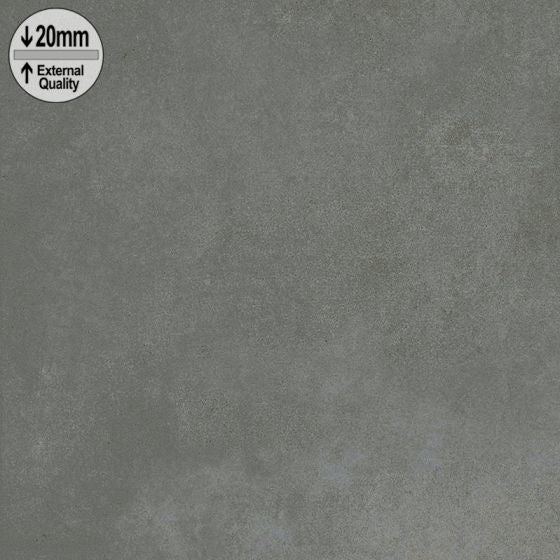 Elizabeth Graphite 20mm Porcelain Tile 600x600mm - Luxury Tiles UK