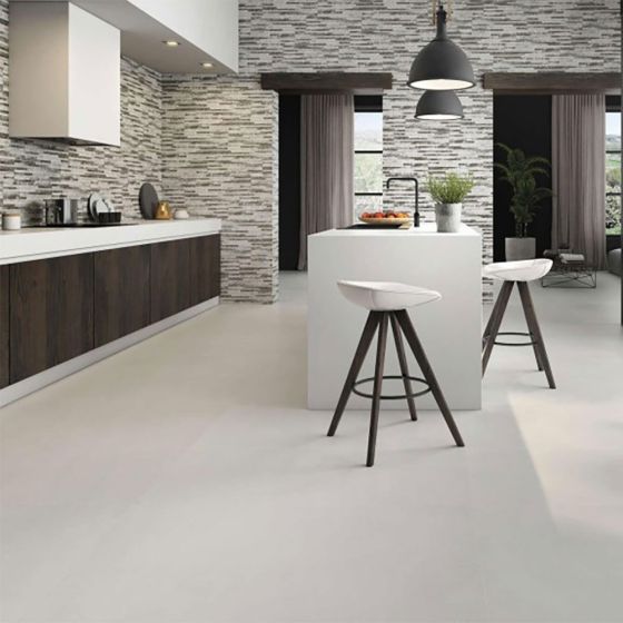 Project Power Light Grey Concrete Effect Anti Slip Porcelain Floor Tile - 600mm x 600mm - Luxury Tiles UK