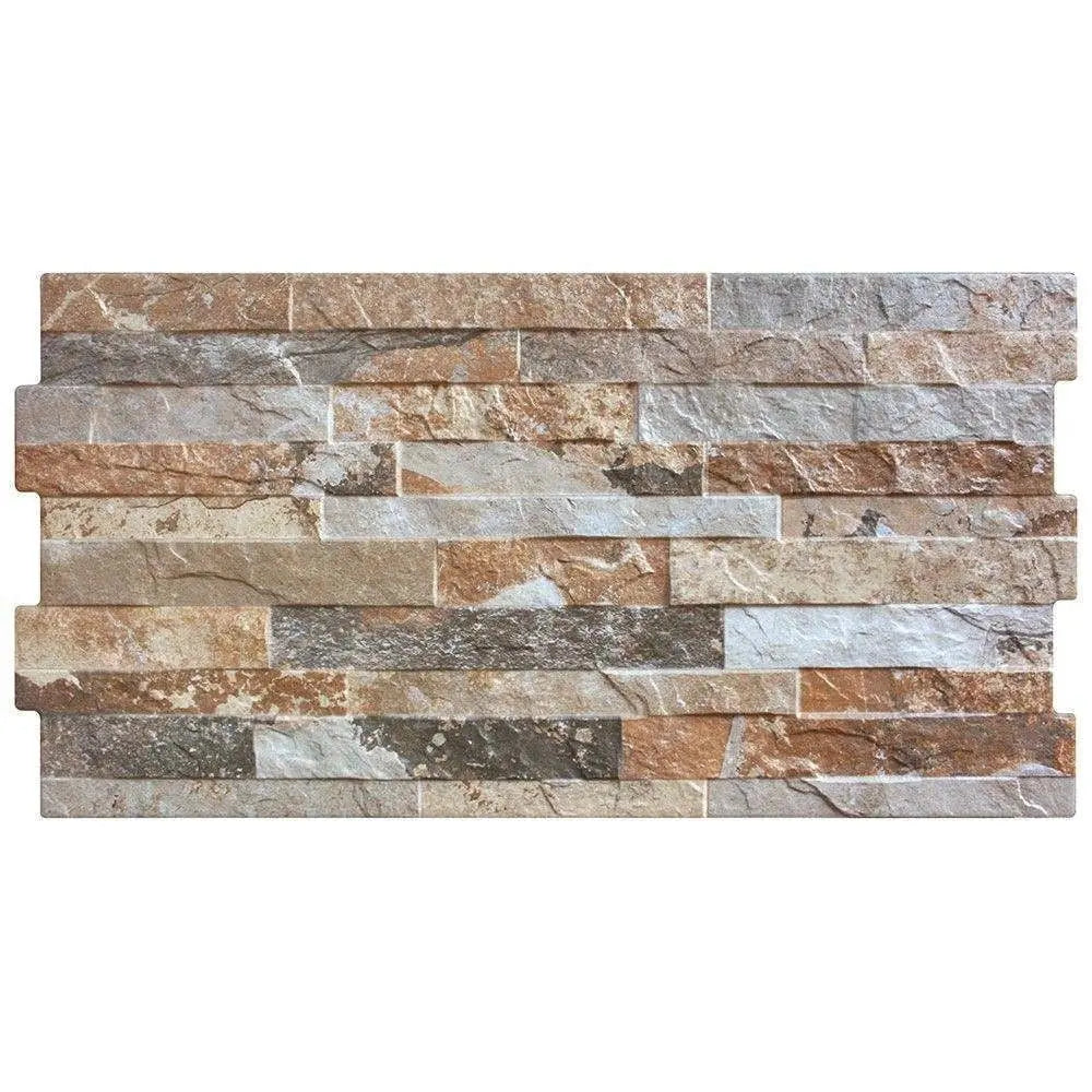 Farm House Matt Split Face Wall Tile 600x300mm Verona