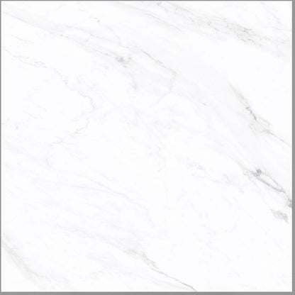 Calacatta Gloss Marble effect Porcelain tile 800x800mm