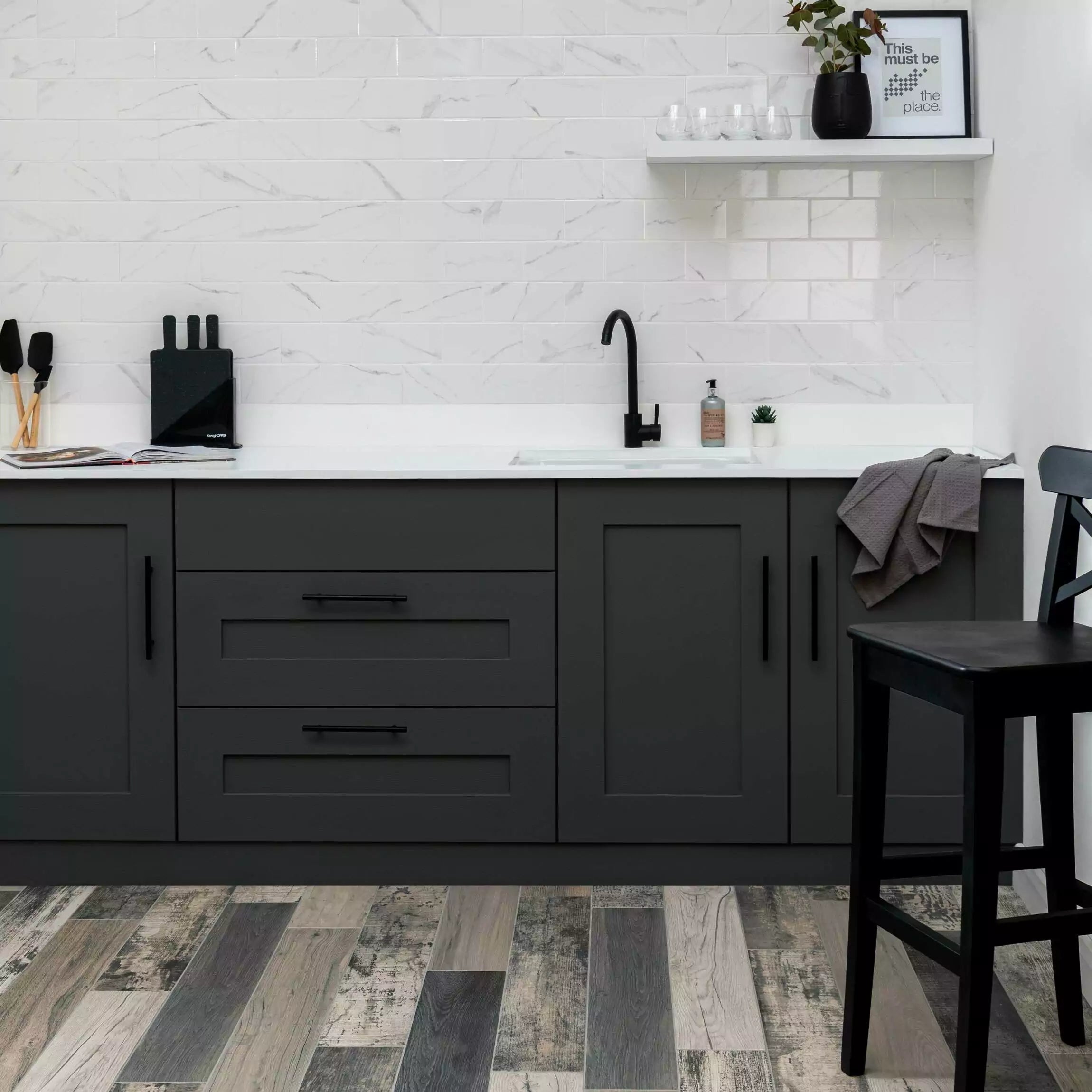 metro flat marble effect tiles