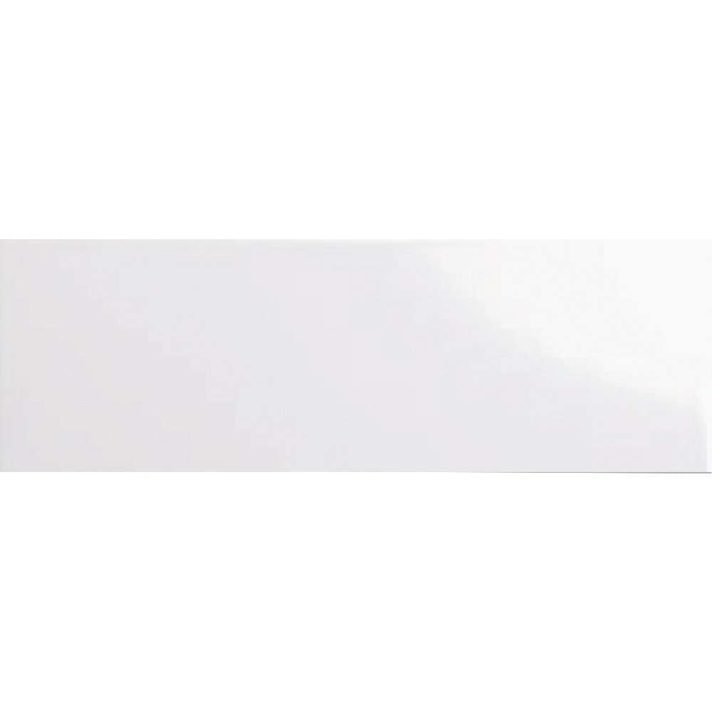 Melrose Flat Metro White Gloss 300x100mm Tile - Luxury Tiles UK