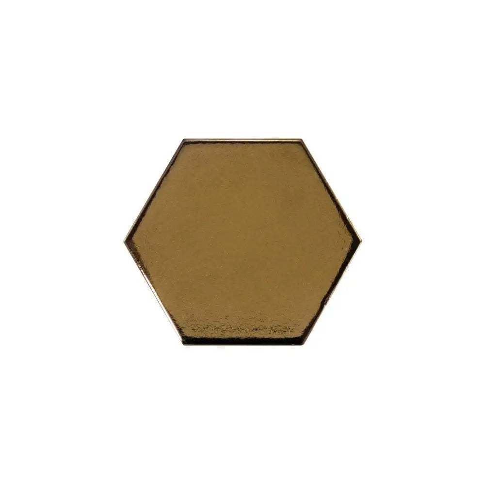 Metallica Gold Hexagon Tile Dune