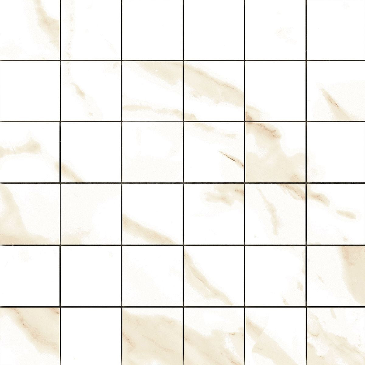 Gold Marble Effect Mosaic Floor & Wall Tile - Luxury Tiles UK