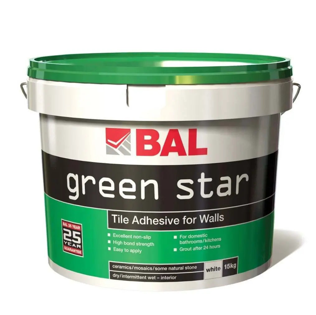 Green Star Wall Tile Ready Mixed Adhesive 15kg Luxury Tiles