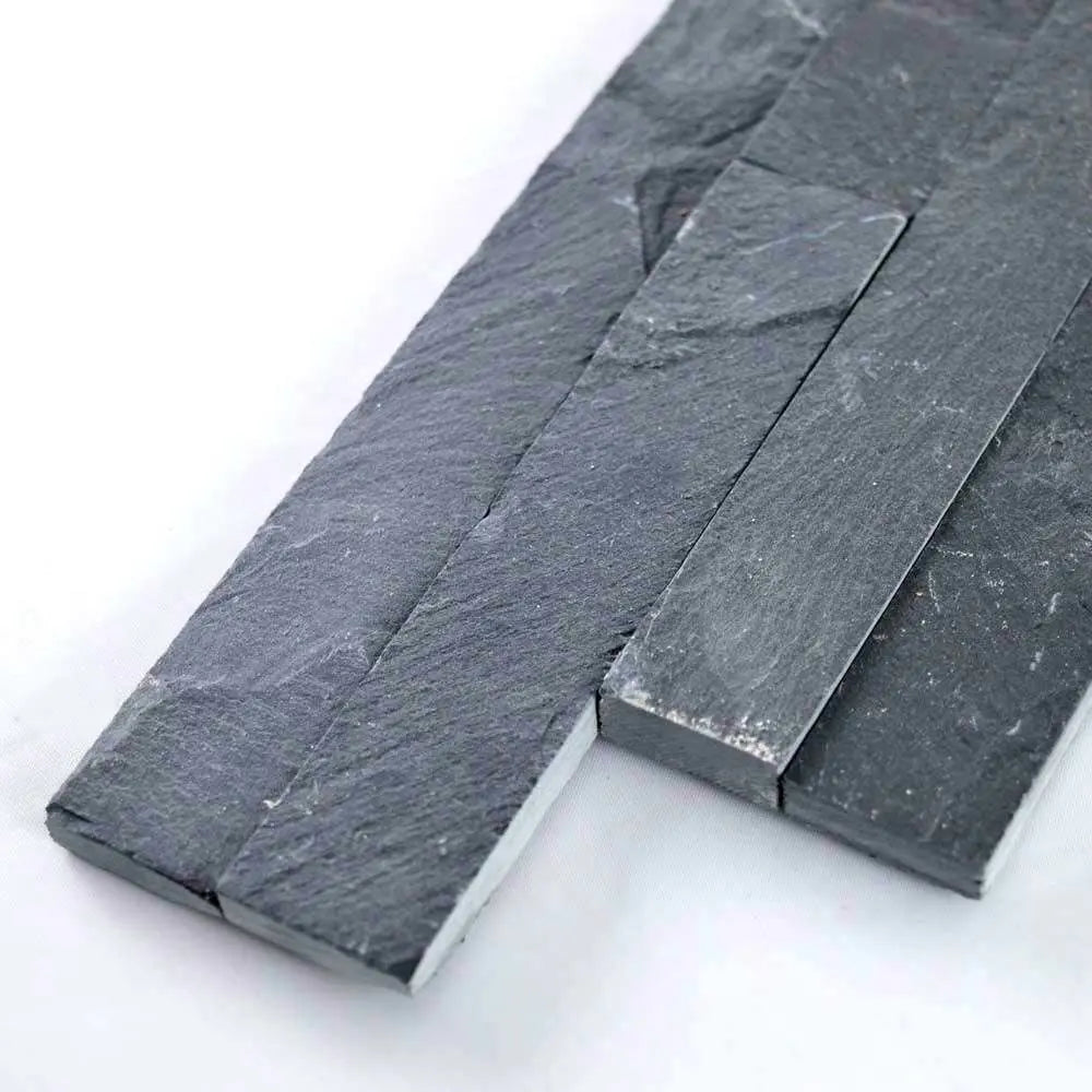 Split Face Grey Natural Slate Tiles 100x360mm - Luxury Tiles UK