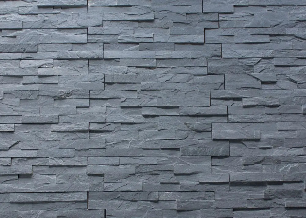 Split Face Grey Natural Slate Tiles 100x360mm - Luxury Tiles UK