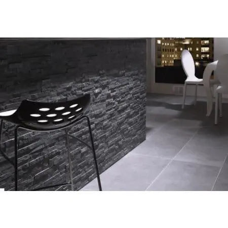 Split Face Grey Natural Slate Tiles 100x360mm - Luxury Tiles UK