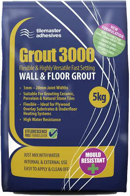 Tilemaster Grout 3000 5 KG - Luxury Tiles UK