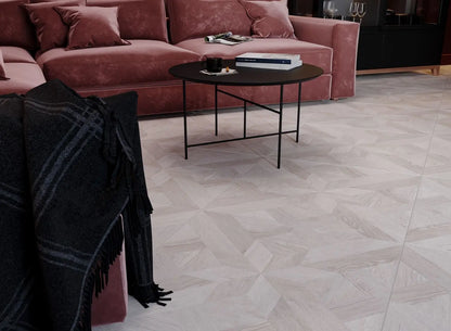 Hampton Parquet Grey Wood Effect 600 x 600mm Tile