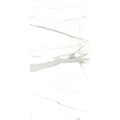 Belgravia Polished Statuario Marble Effect Tiles Floor &amp; Wall 120x60cm