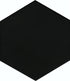 Hexagon Jet Black Porcelain Tile Luxury Tiles