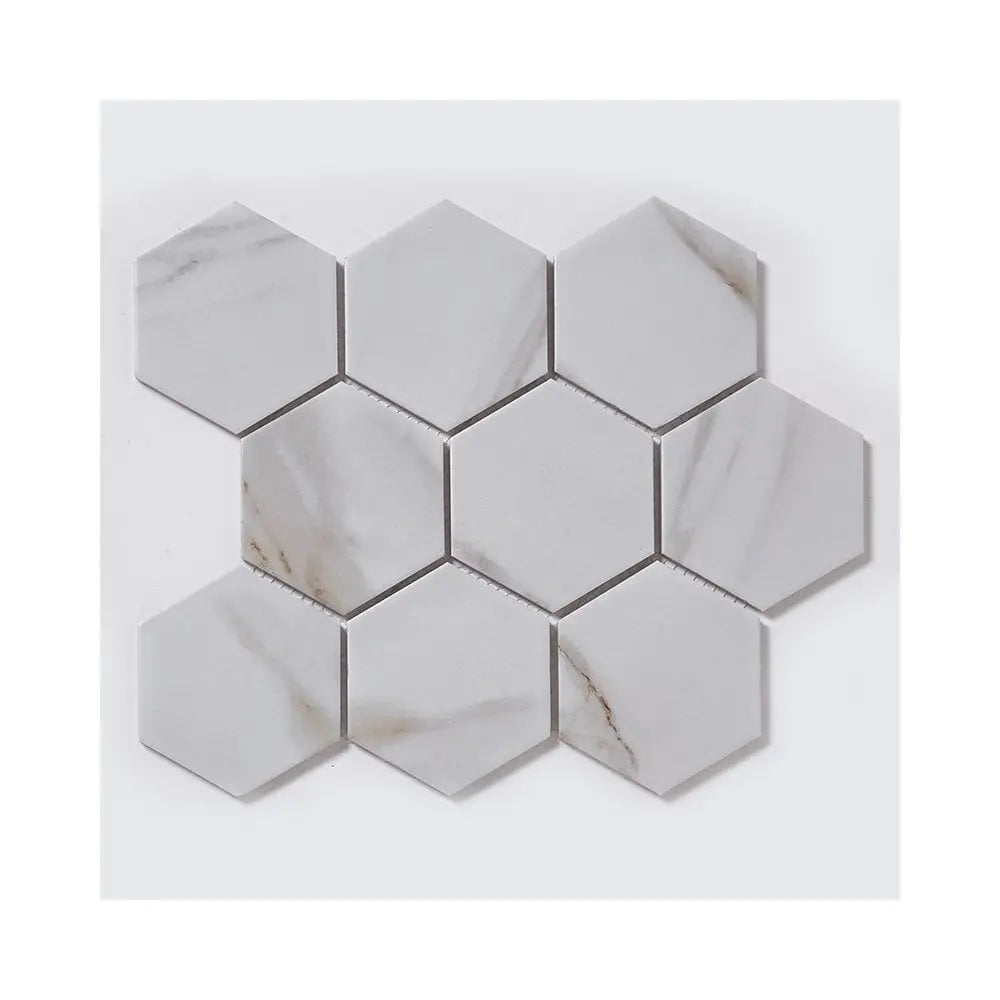 Hex Marble Mosaic Tile Luxury Tiles