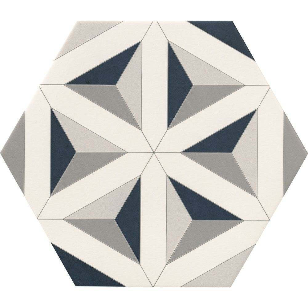 Hexagon Star Pattern Wall and Floor Tile - Luxury Tiles UK