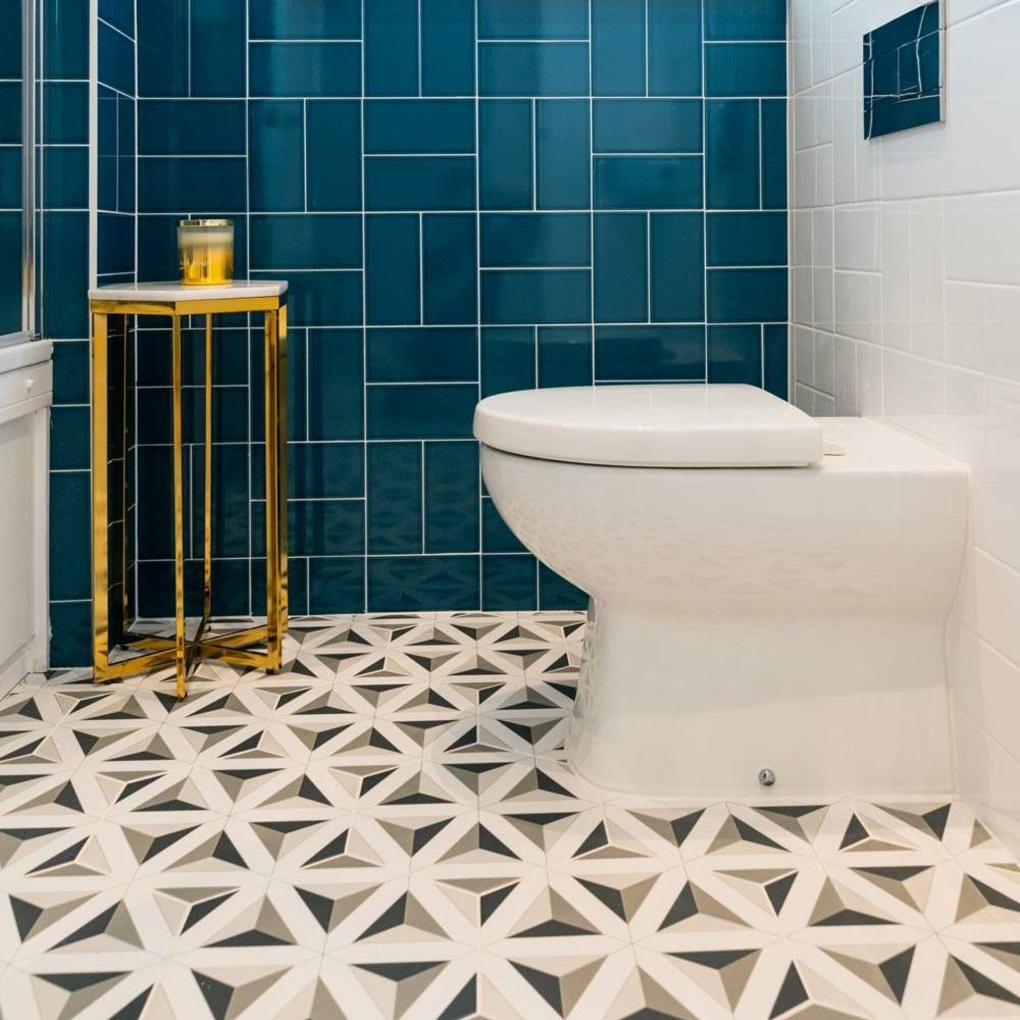 Hexagon Star Pattern Wall and Floor Tile - Luxury Tiles UK