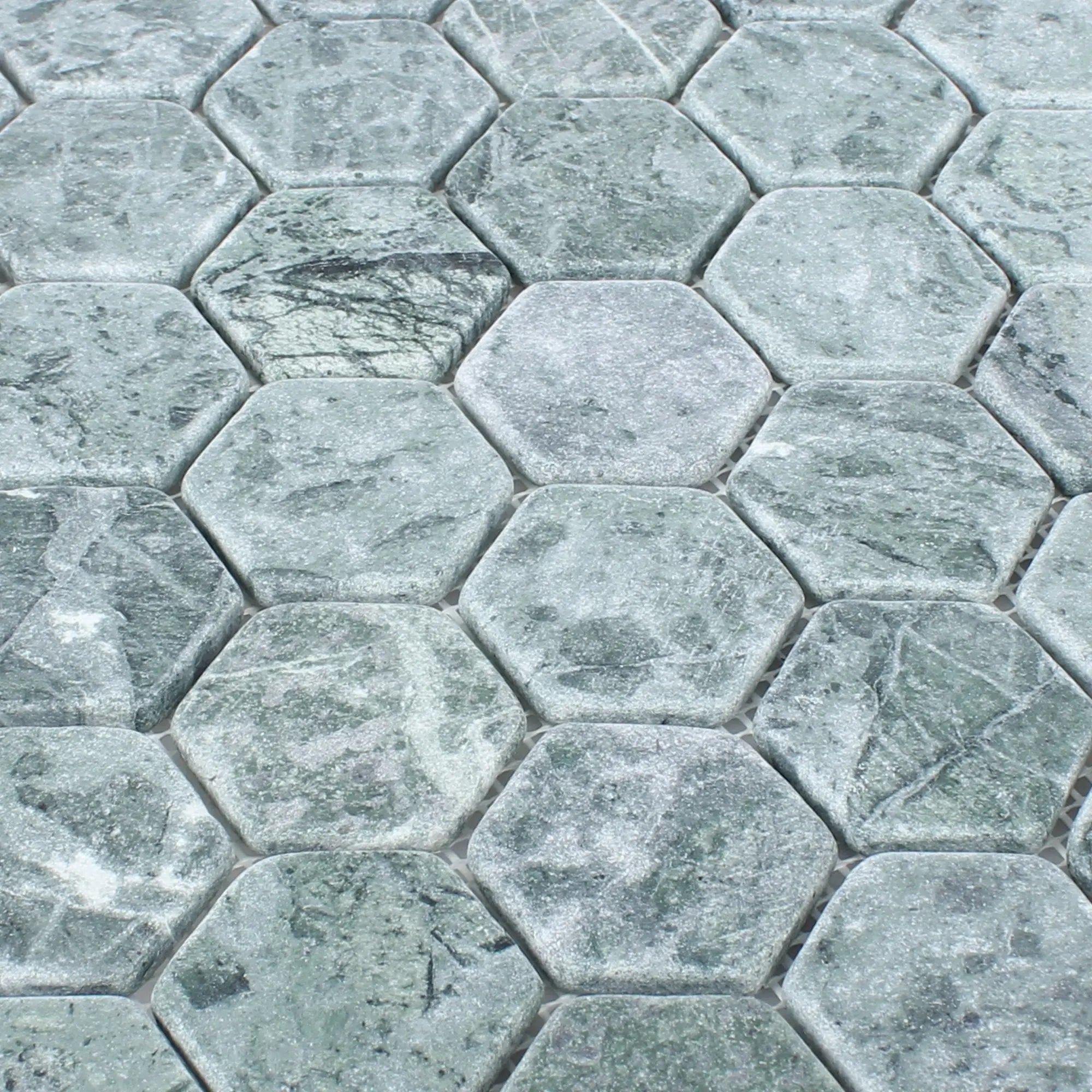 Grey Marble Hexagon Mosaic Tile Luxury Tiles