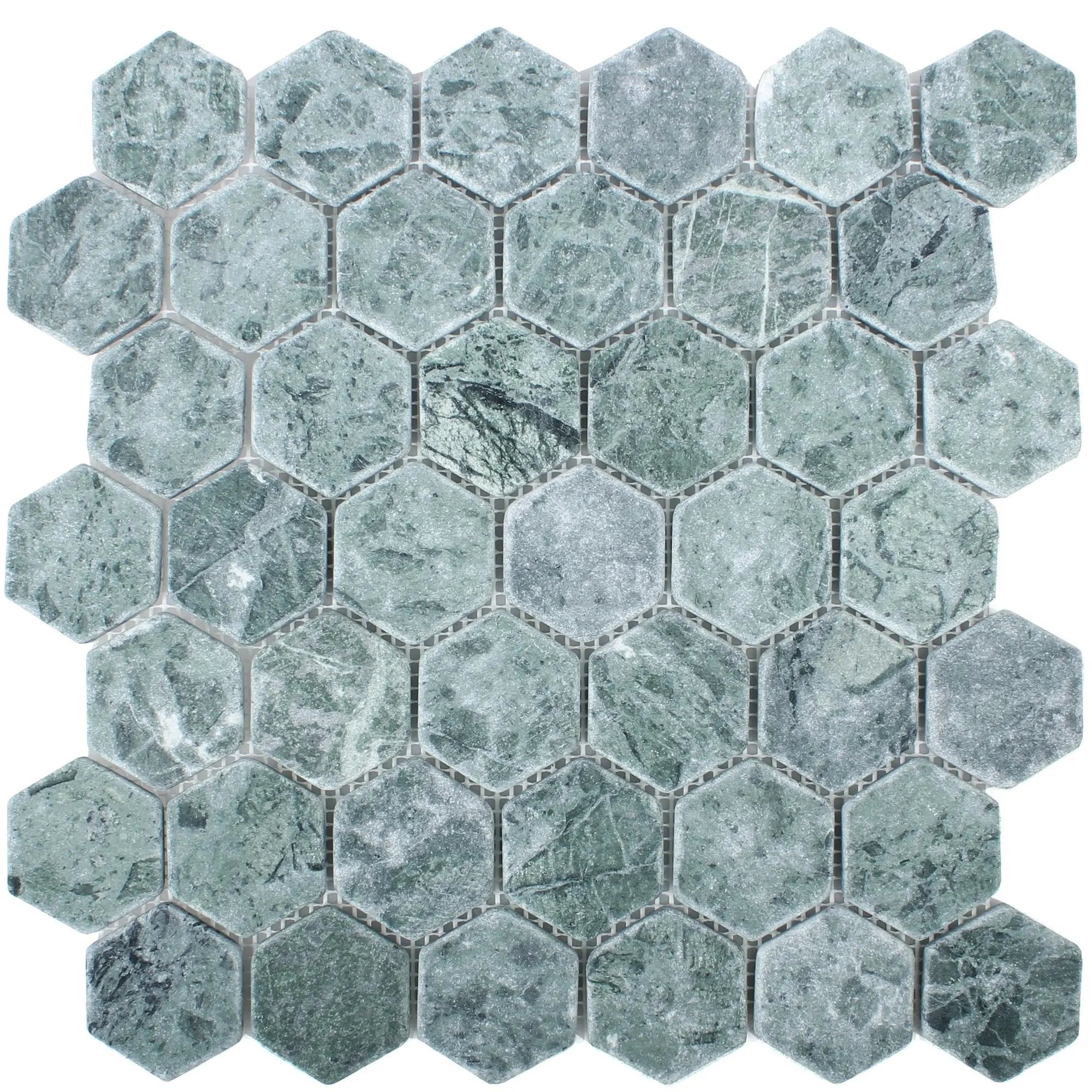 Grey Marble Hexagon Mosaic Tile Luxury Tiles