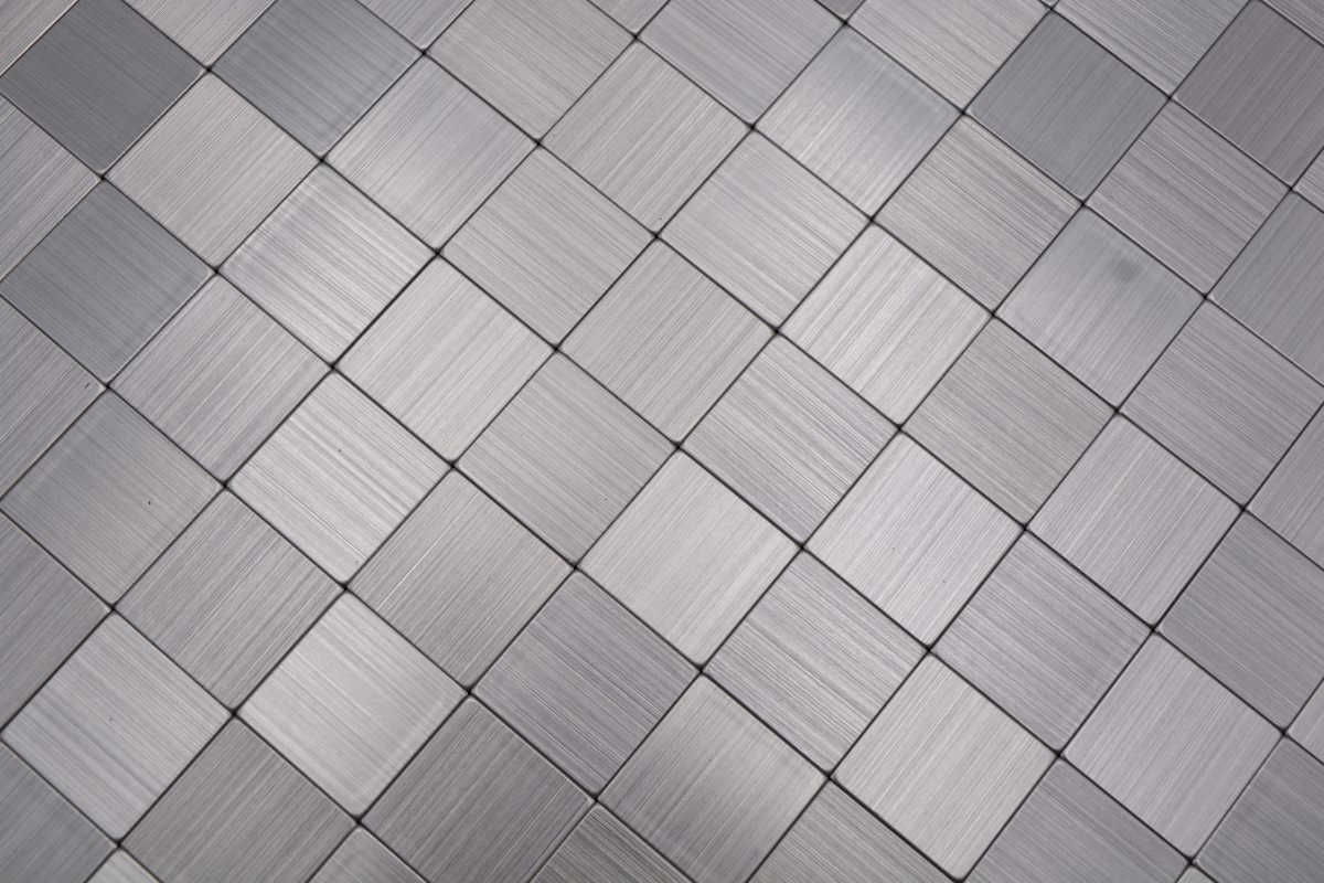 Tokyo Silver - Peel and Stick Mosaic Tile - Luxury Tiles UK