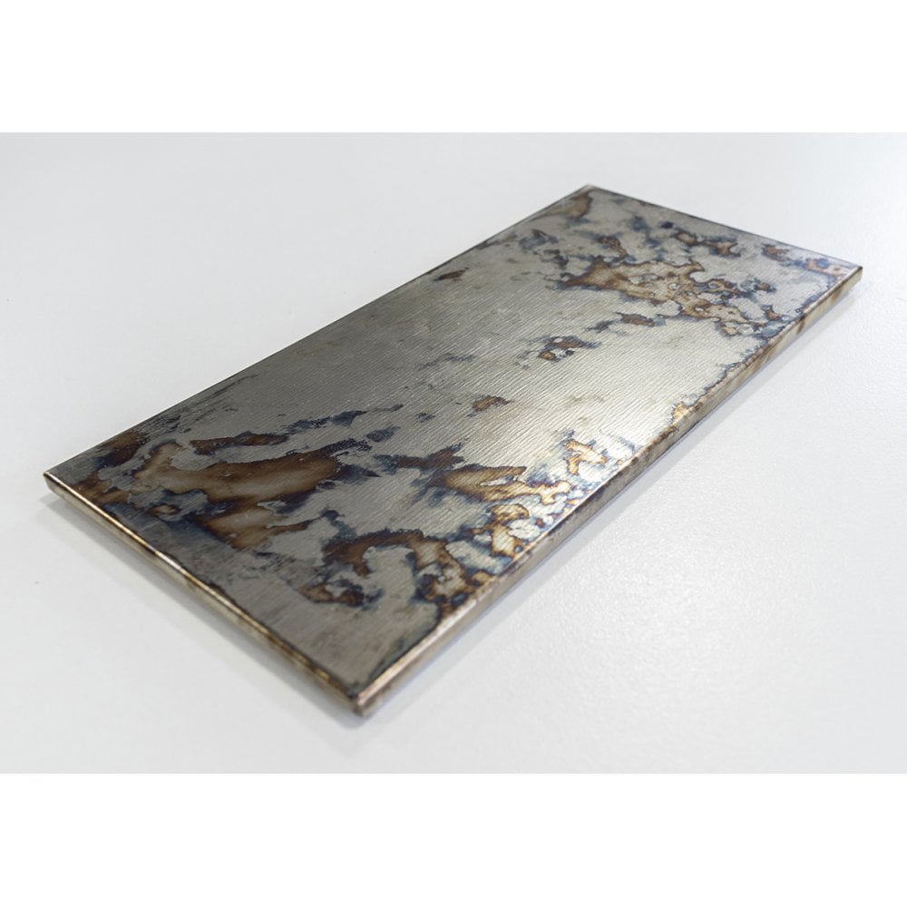 Rustic Silver Décor Metro Tile 10x20cm