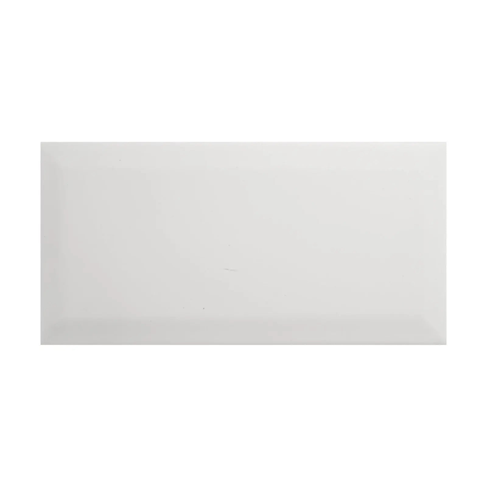 British Ceramic Tile Metro White Bevel Gloss Wall Tile - Luxury Tiles UK