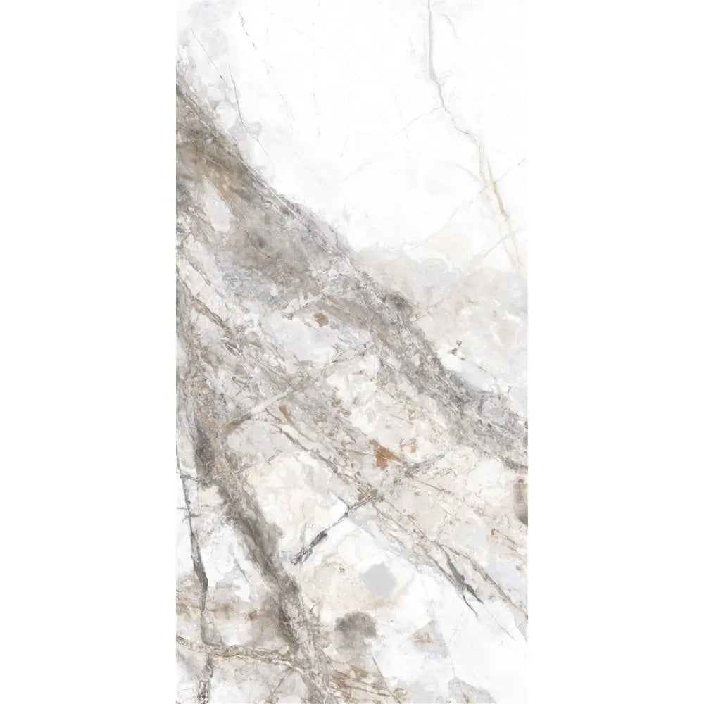 Savona Marble Gloss Porcelain 30cm x 60cm Wall & Floor Tile Luxury Tiles