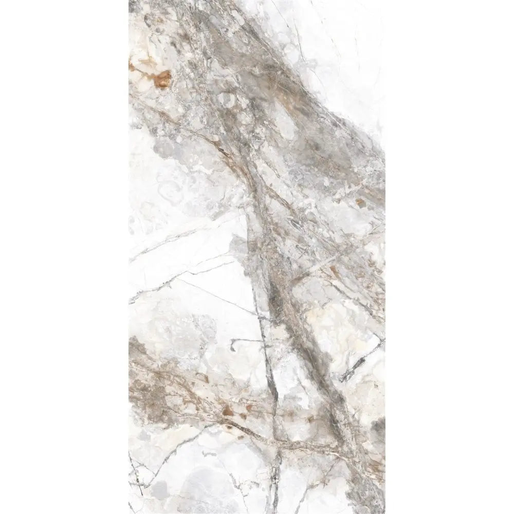 Savona Marble Gloss Porcelain 30cm x 60cm Wall & Floor Tile Luxury Tiles