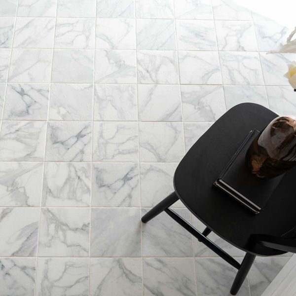 Islington Ice Carrara Tiles 200x200mm - Luxury Tiles UK