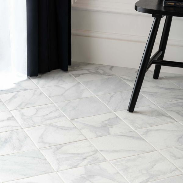 Islington Ice Carrara Tiles 200x200mm - Luxury Tiles UK