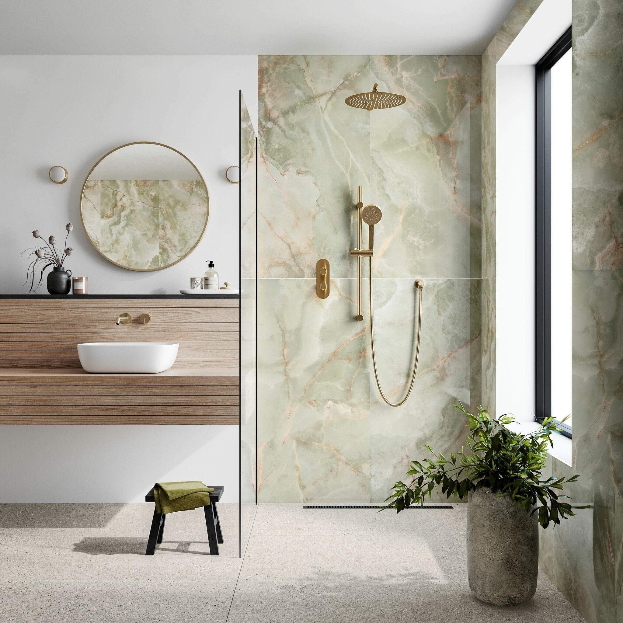 Jade Onyx Elegance Porcelain Tile 60x120cm