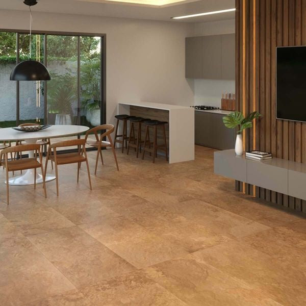 Modesto Bronze Slate Effect Tiles 120x60cm R12 - Luxury Tiles UK