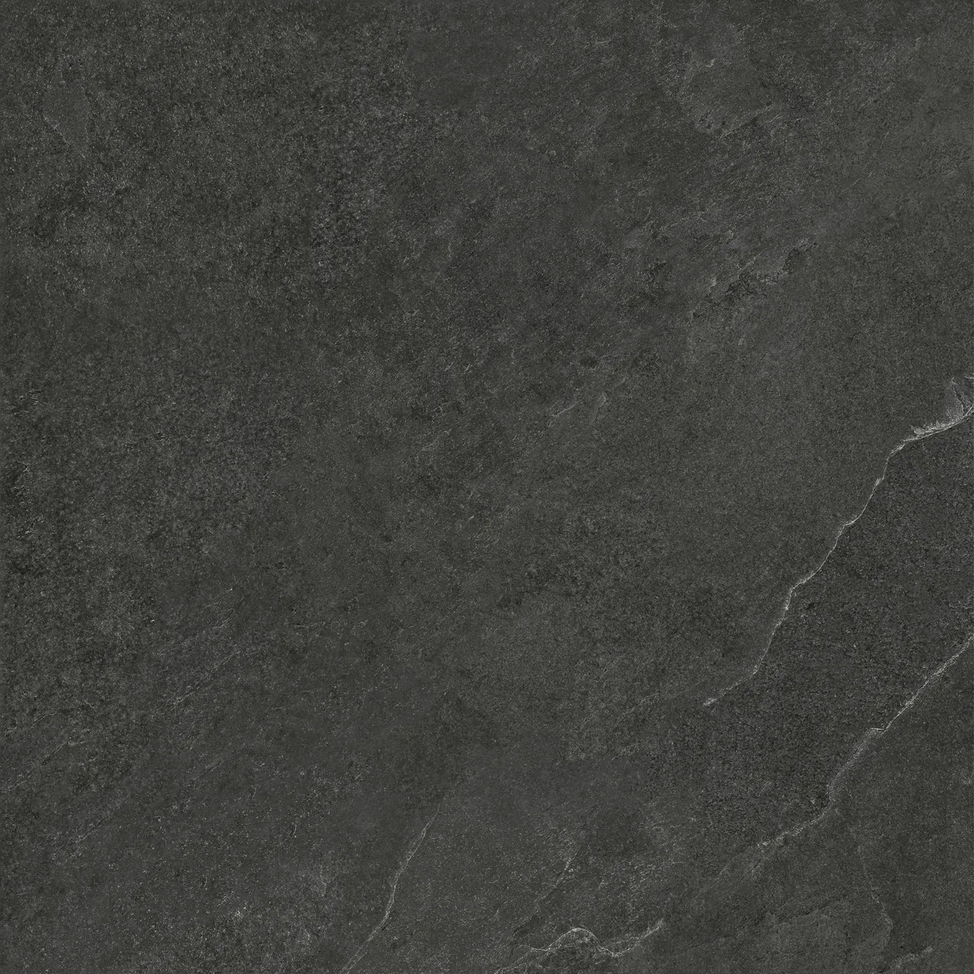 Black Riven Slate Tile 600x600 - Luxury Tiles UK