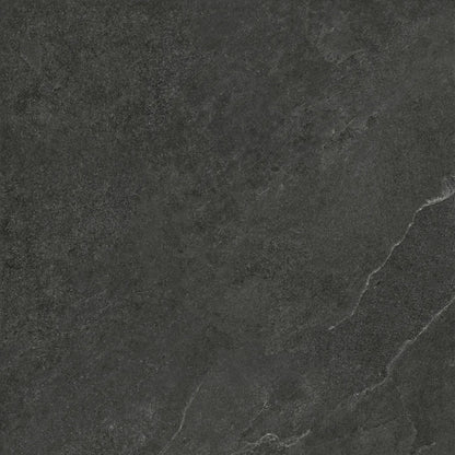 Black Riven Slate Tile 600x600