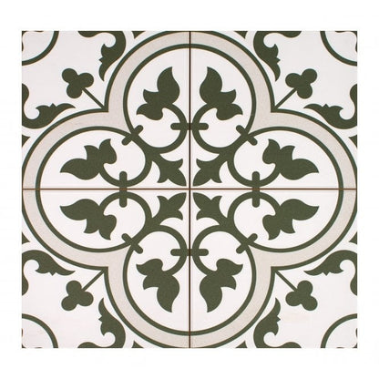 Cambridge Olive Green Wall &amp; Floor Tile 450x450 mm