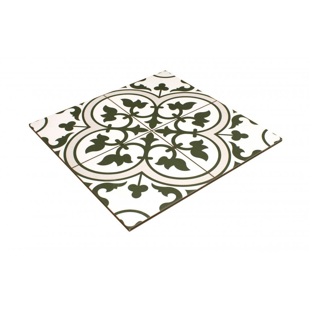 Cambridge Olive Green Wall & Floor Tile 450x450 mm - Luxury Tiles UK