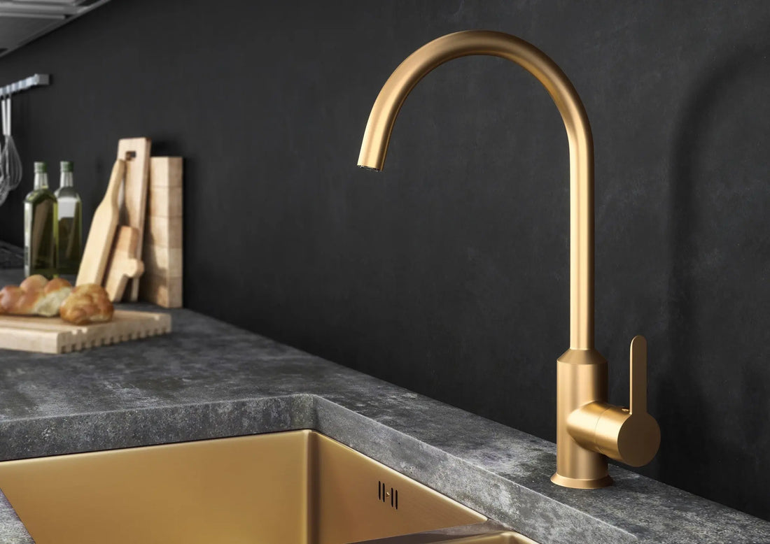 Ellsi Entice Gold Mixer Tap Ellsi