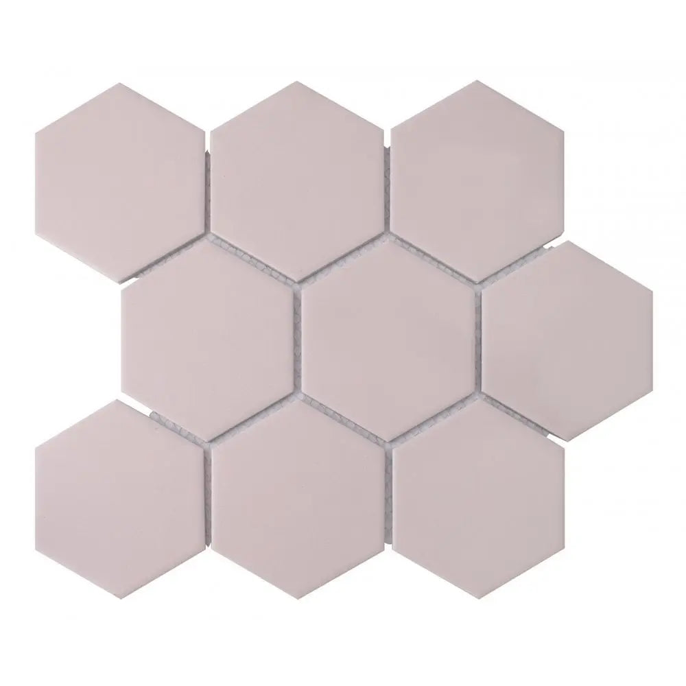 Hex Lilac Mosaic Sheet Luxury Tiles