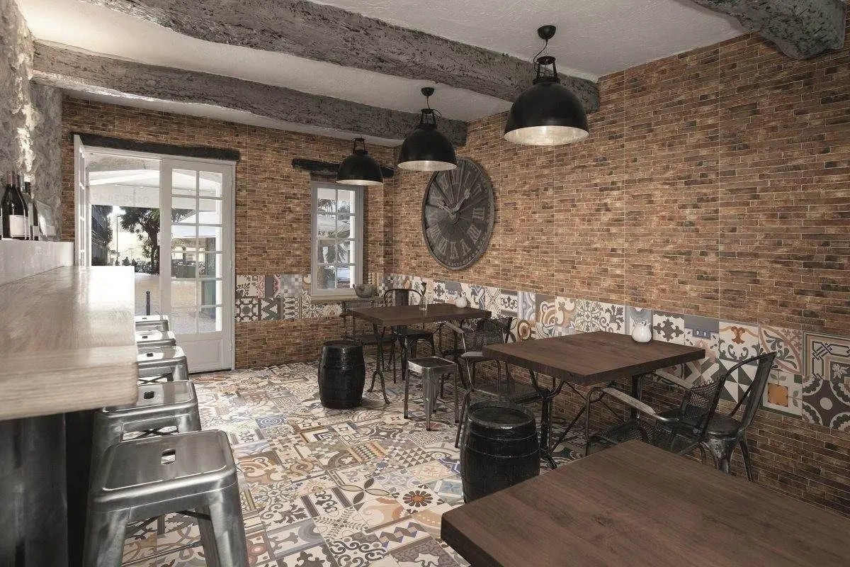 Camden Town Brown Brick Porcelain Wall Tile Luxury Tiles