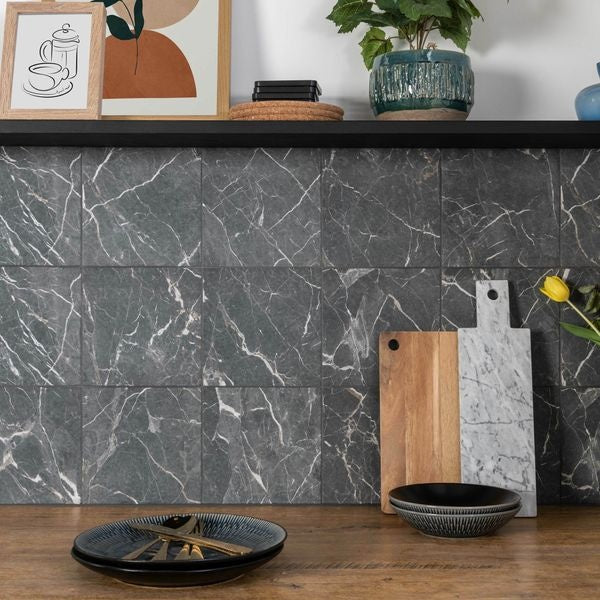 Black Soho Nero Tiles - Luxury Tiles UK