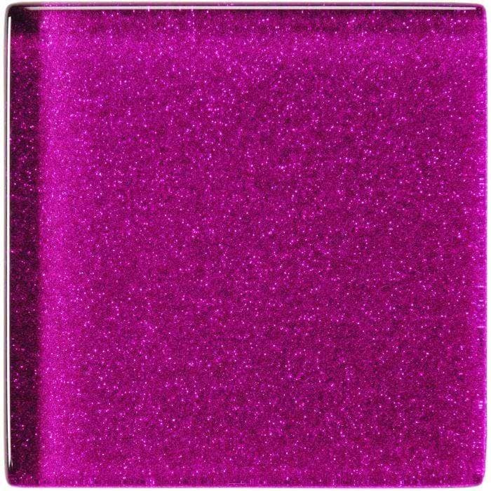 Elena Pink Glass Tile 100x100mm - Luxury Tiles UK