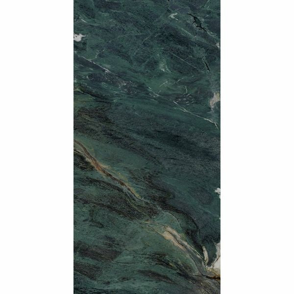 Raven Green Marble Effect Tile 600x1200mm - Luxury Tiles UK