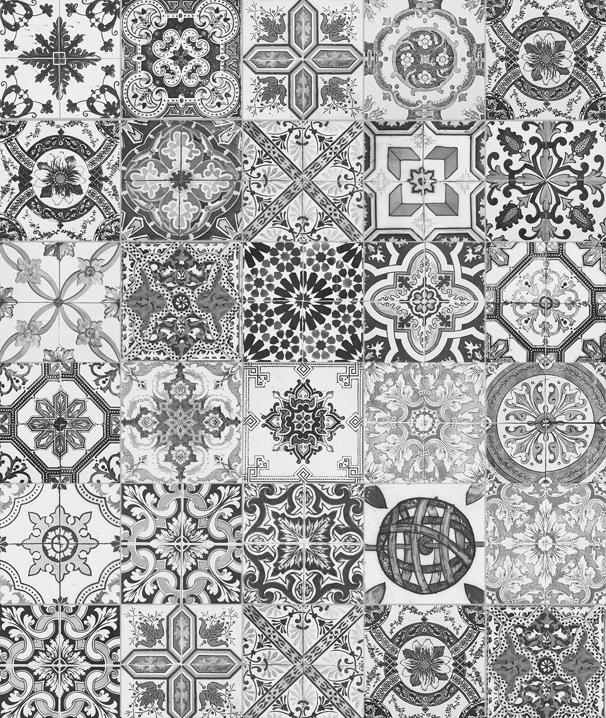 Retro Moroccan Tiles wall and floor 200 x 200 mm tile - Luxury Tiles UK