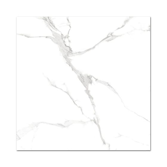 Macael White Marble Effect Matt Rectified Porcelain Floor Tile - 1000mm x 1000mm - Luxury Tiles UK
