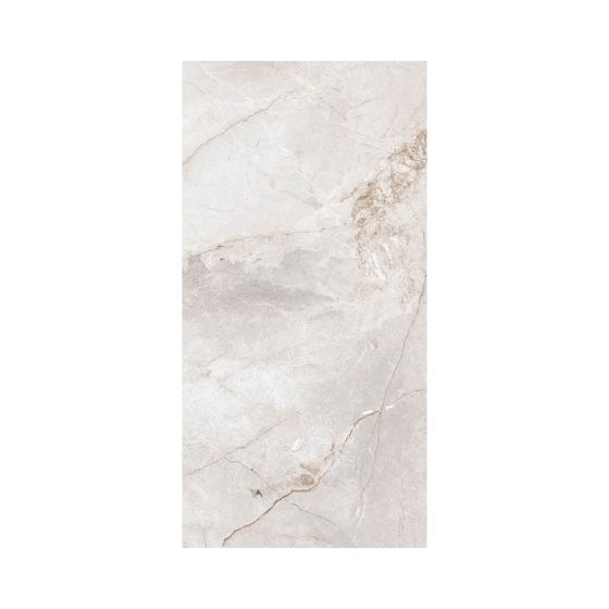 Los Madriles Light Grey Stone Effect Polished Rectified Extra Large Porcelain Floor Tile - 1200mm x 600mm - Luxury Tiles UK