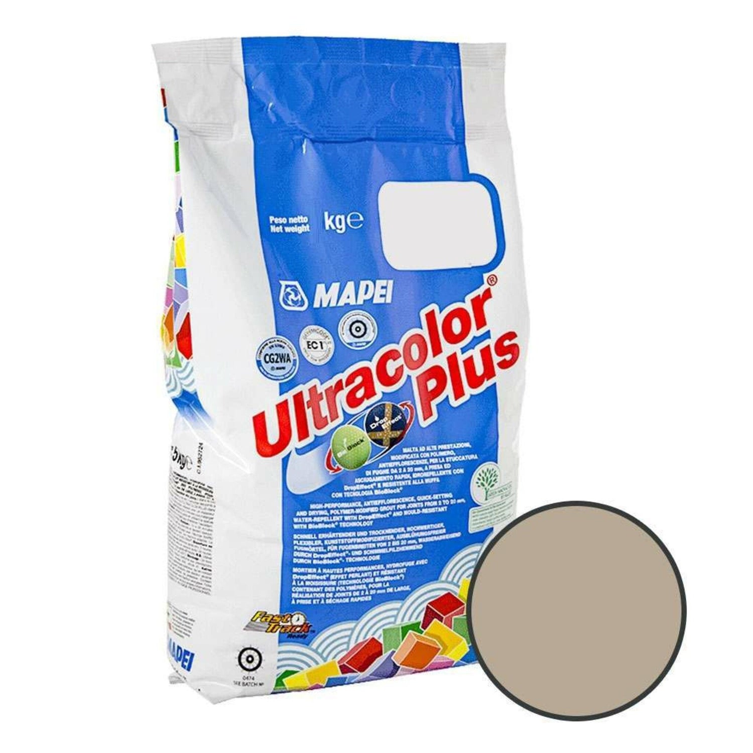 Mapei Ultracolour Plus 133 Sand Tile Grout 5 Kg Per Unit - Luxury Tiles UK