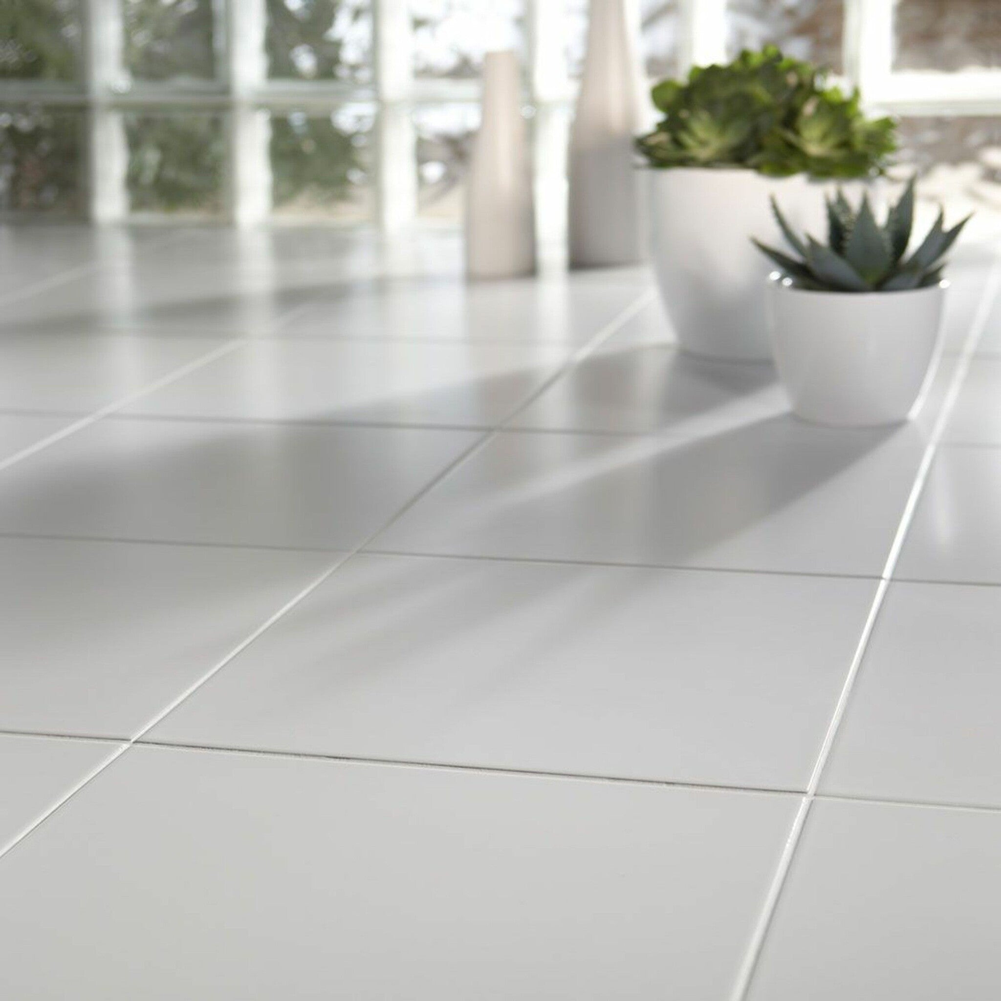 Maria Matt White Floor and Wall Tile - Luxury Tiles UK