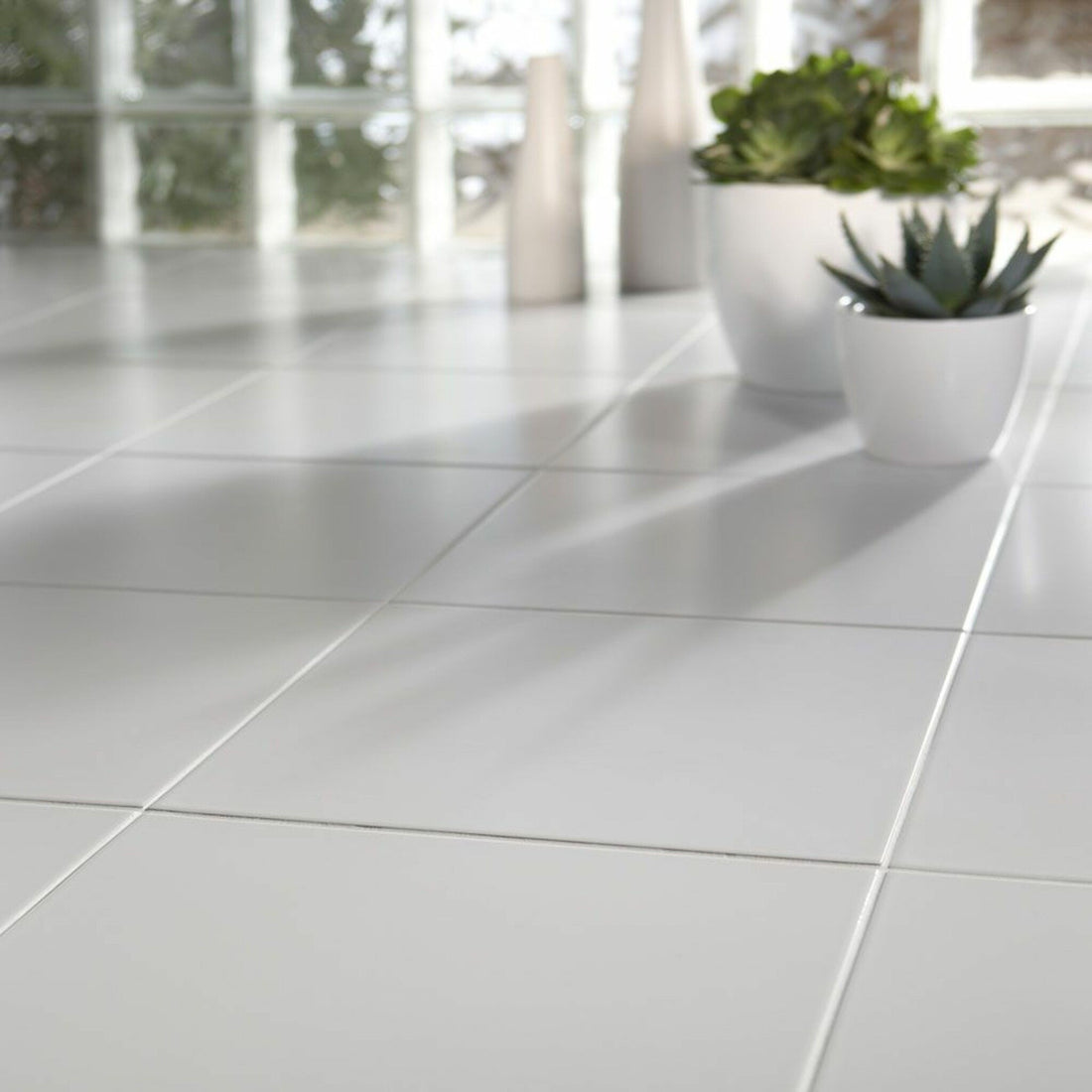 Maria Matt White Floor and Wall Tile