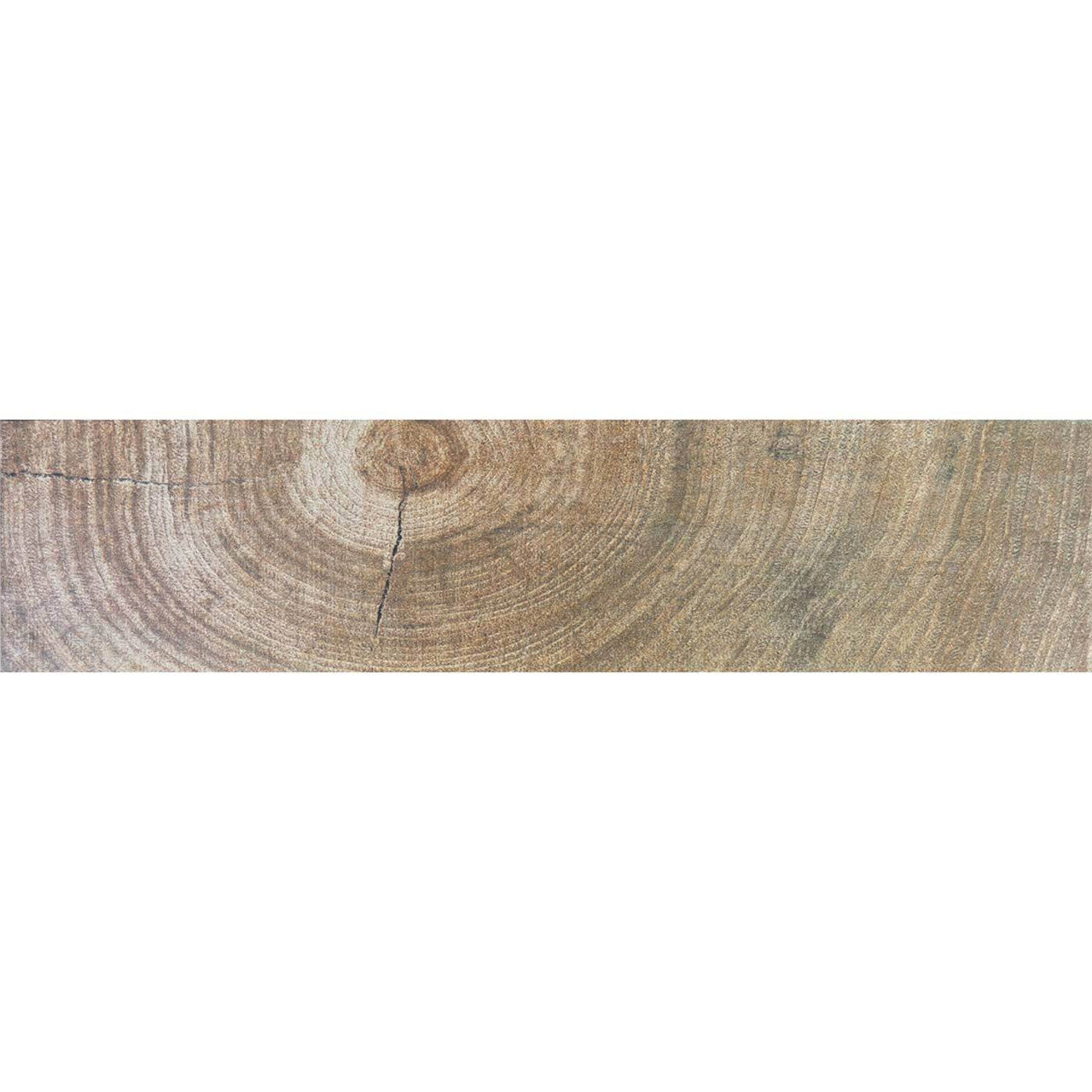 Marlborough Brown Wood plank tile 15.5x62cm